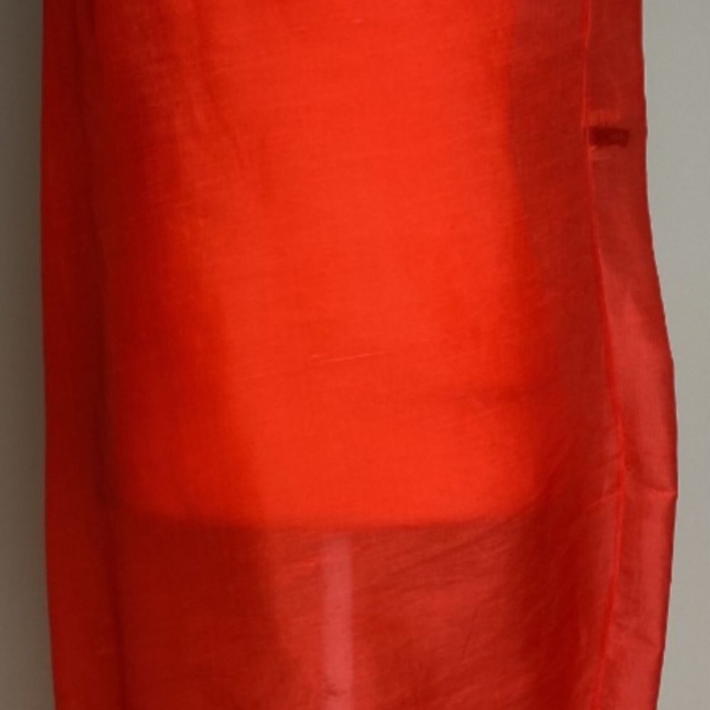 Donna Karan Red Silk Dress - Picture 4 of 16